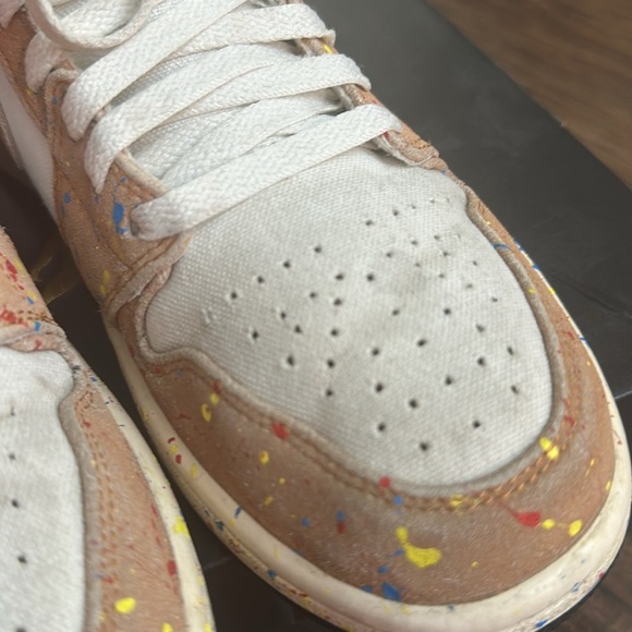 JORDAN 1 MID SE 'BRUSHSTROKE PAINT SPLATTER - Men's 8 - Picture 8 of 13